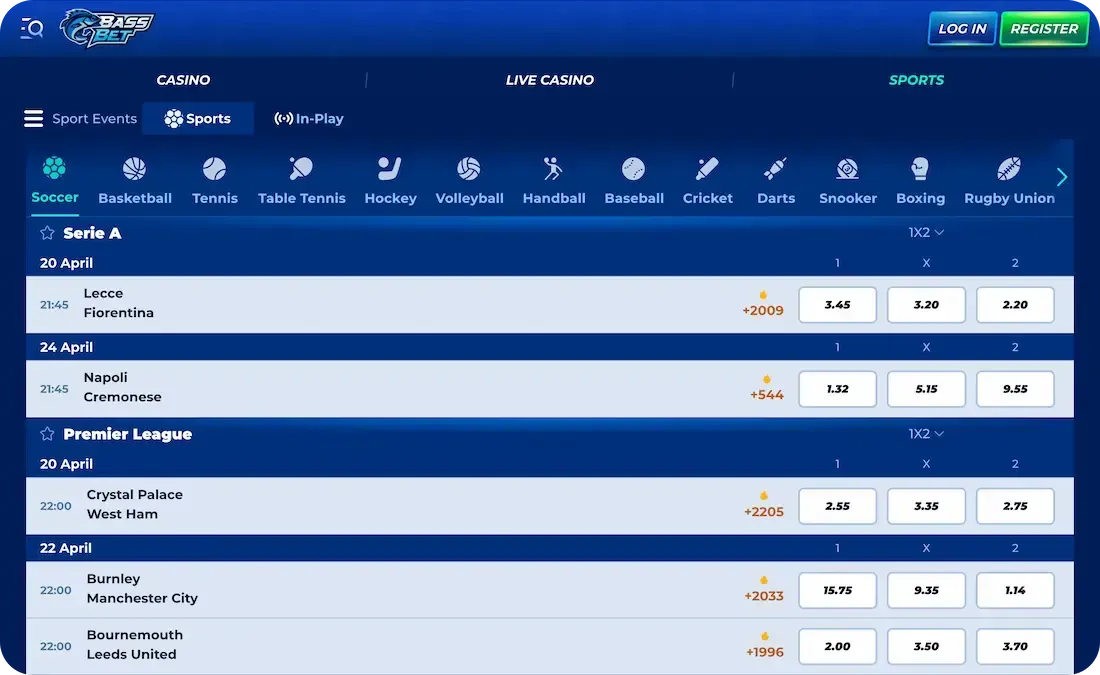 bassbet casino sport